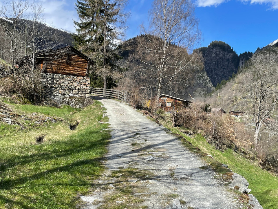 historische Strasse Naters - Blatten, Geimerblatt