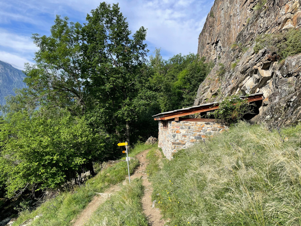 Unterstand im Trämel