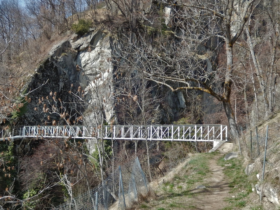 Brücke Wanderweg