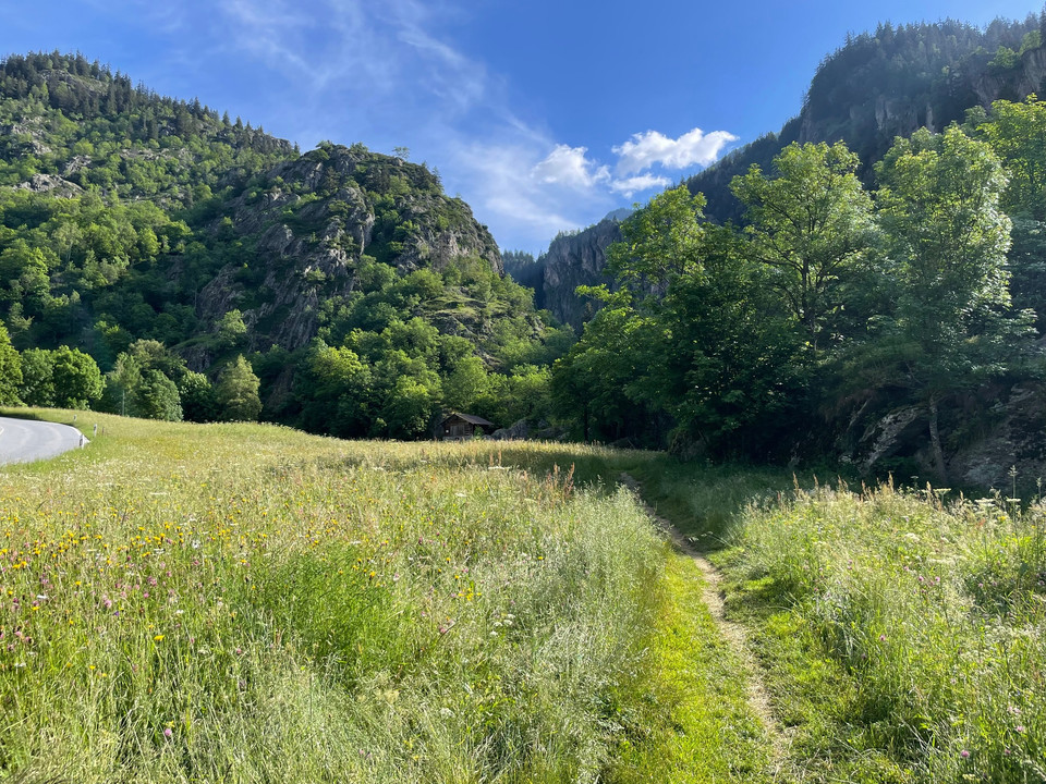 Geimen, Start / Ende Blindtal