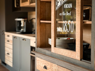 Hercynia Logde in Bad Lauterberg - Küchenzeile mit Schrank Hercynia Logde in Bad Lauterberg - Küchenzeile mit Schrank