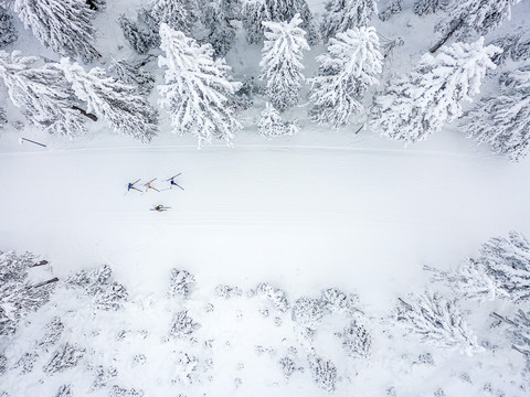 Skilanglauf in der Sparkassen Skiarena Oberwiesenthal