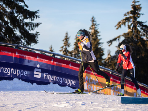 Skilanglauf in der Sparkassen Skiarena Oberwiesenthal