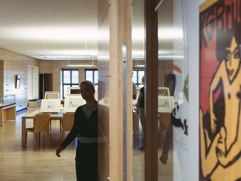 Caspar David Friedrich - Blick in den Studiensaal vom Kupferstich-Kabinett Dresden.jpg