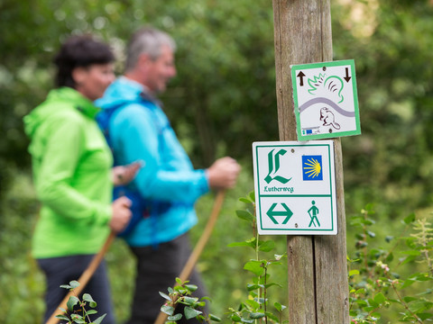 Der Wegweiser zur Heide-Biber-Tour