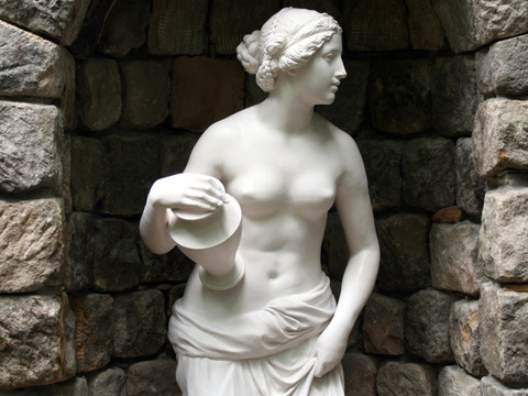 Nymphe Schlosspark Dürrröhrsdorf-Dittersbach (c) Jochen Frank