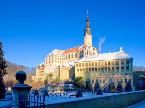 Schloss Weesenstein im Winter