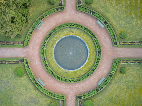 Parkanlage im Schloss Weesenstein