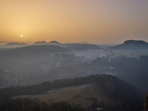 Tafelberg-Blick Festung Königstein