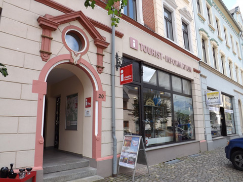 Außenansicht der Tourist-Information Olbernhau