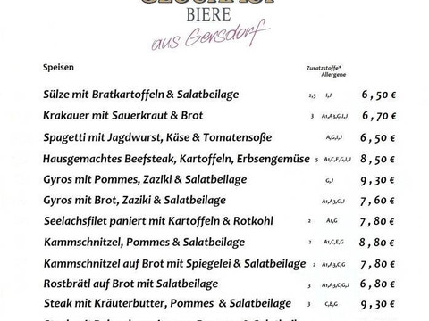 Hauptgerichte zum Abholen - zum Vergrößern bitte anklicken