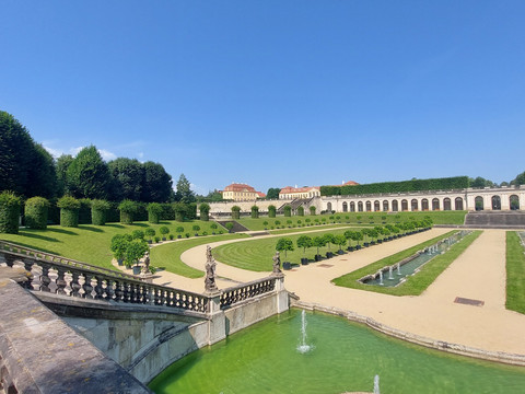 Barockgarten Großsedlitz - Blick zur Unteren Orangerie