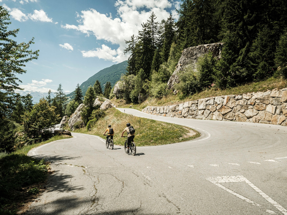 Enduro-Mountainbike in der Aletsch Arena