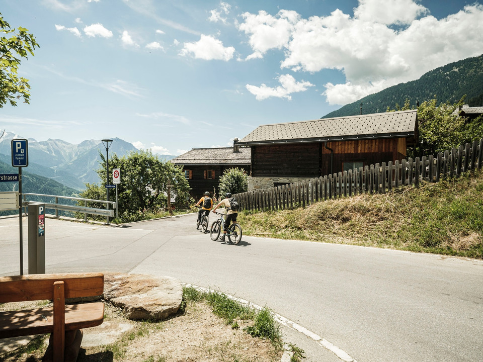 Enduro-Mountainbike in der Aletsch Arena