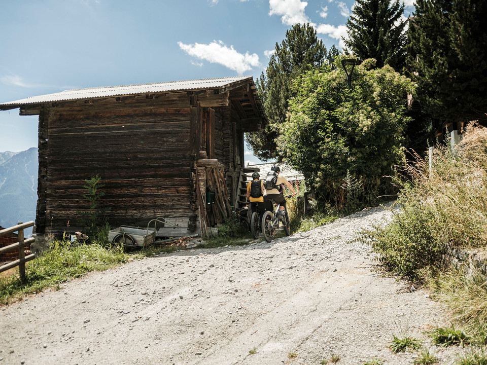 Enduro-Mountainbike in der Aletsch Arena
