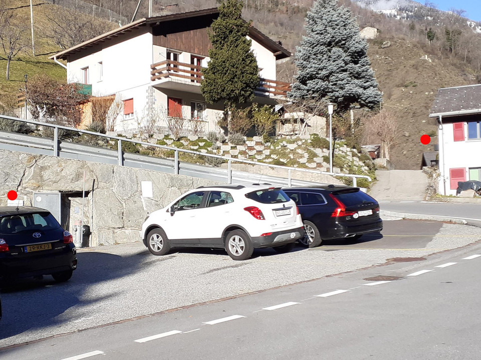 parkeerplats naar huis