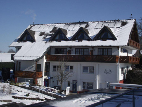 Winteransicht Landhotel Napoleon