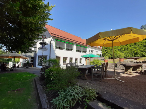 Hotel vom Biergarten