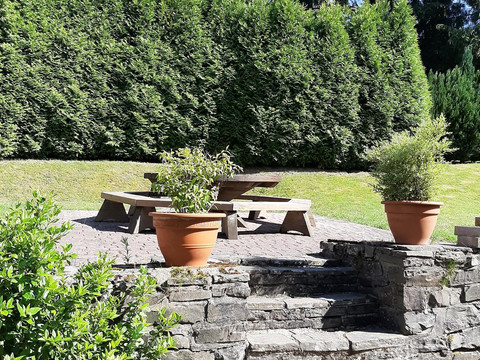 Blick zum Stammtisch