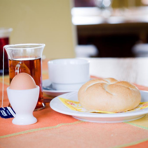 reichhaltiges Frühstücksbuffet