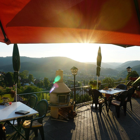 Terrasse - Pension Garni Talblick