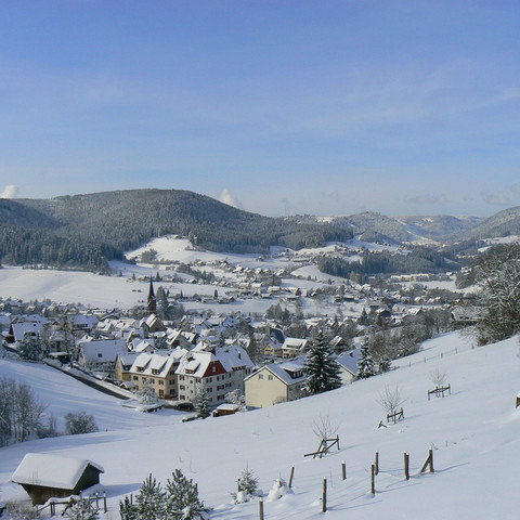 Aussicht Winter - Pension Garni Talblick