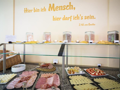 Hotel Grundmühle - Frühstücksbuffet mit Aufschnitt