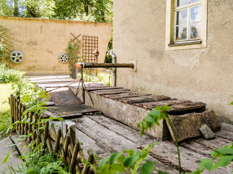 Alte Mühltechnik an der Graupziger Niedermühle