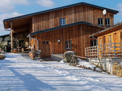Die Ottendorfer Hütte im Winter