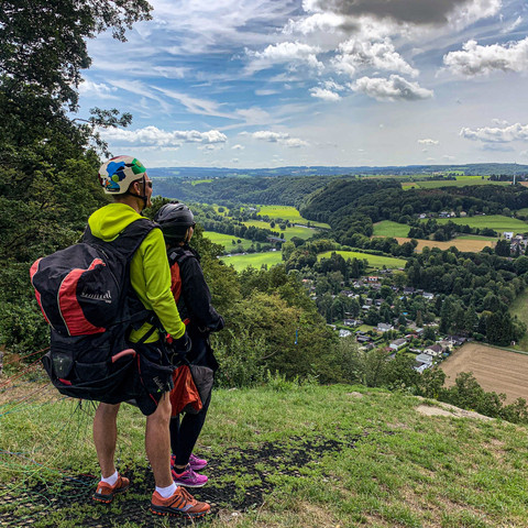 Drachenflieger auf der Stachelhardt
