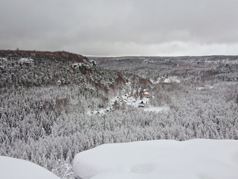 Aussicht von der Grenzplatte