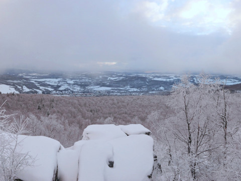 Südwest-Aussicht vom Hohen Schneeberg