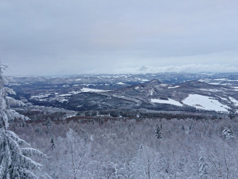Aussicht vom Gipfel des Hohen Schneeberg