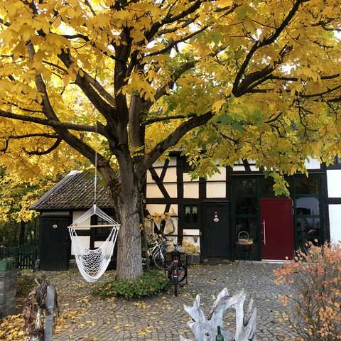 Gästehaus im Herbst