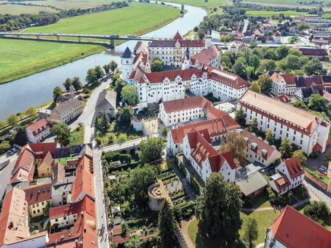 Jugendherberge Torgau - Luftaufnahme