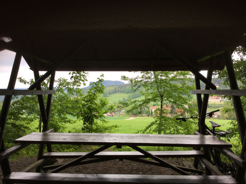 Rastplatz am Startpunkt der Tour