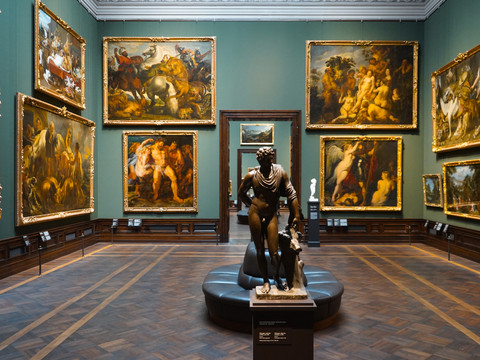 Gemäldegalerie Alte Meister im Semperbau des Dresdner Zwingers
