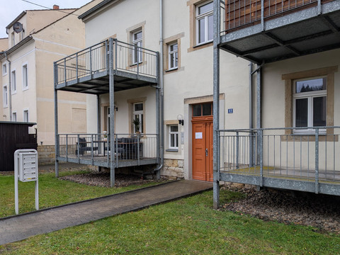 Eingang ins Haus