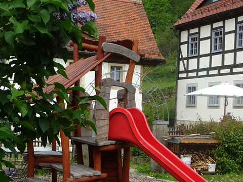 Der Schwenkehof am Fuß der Festung Königstein