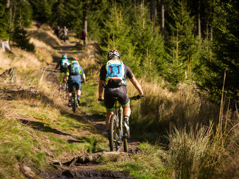 Mountainbiken im Erzgebirge