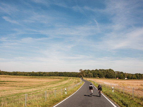 Ruhige Waldteichstraße bei Boxdorf