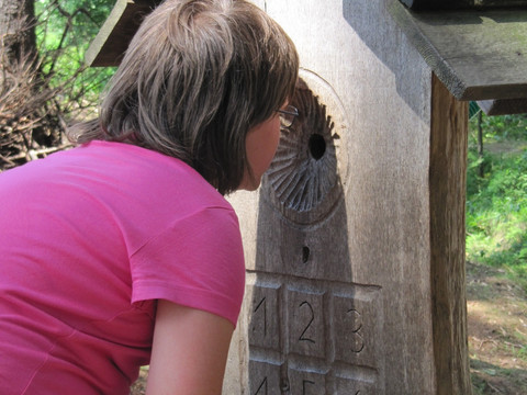 Station auf dem Walderlebnispfad
