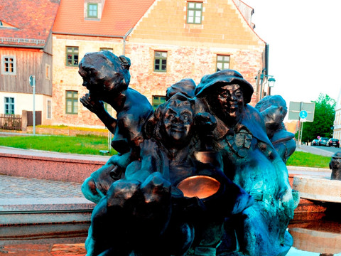 Schildau, Schildbürgerbrunnen