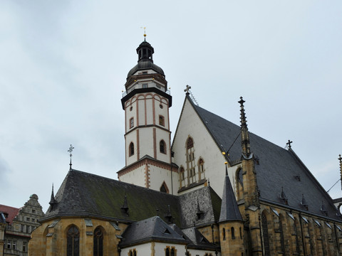 Lutherweg in Leipzig /Thomaskirche