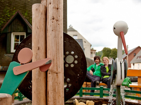 Spielzeugbrunnen in Seiffen