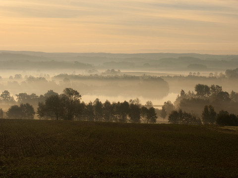 Bergbau Landschaft im Erzgebirge