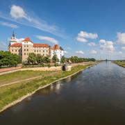 Schloss Hartenfels in Torgau direkt an der Elbe