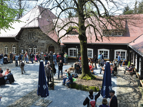 Bergbaude auf dem Czorneboh