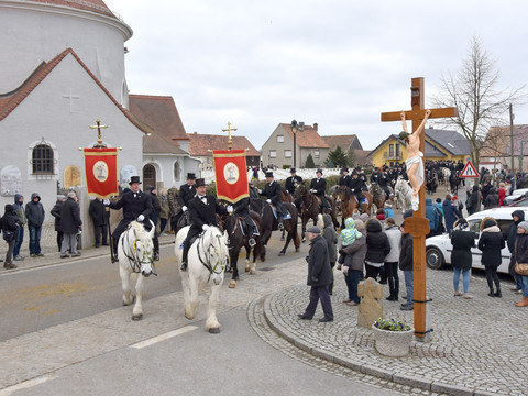 Wittchenauer Osterreiter in Ralbitz