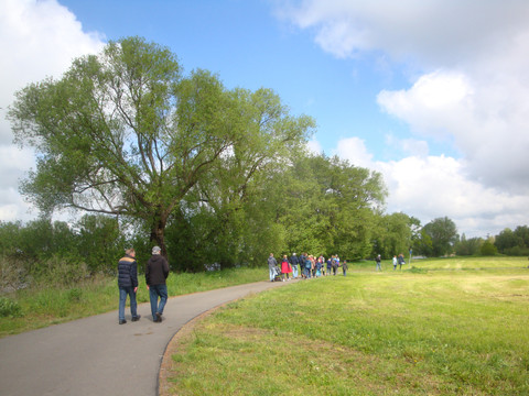 Mulderadweg bei Dehnitz